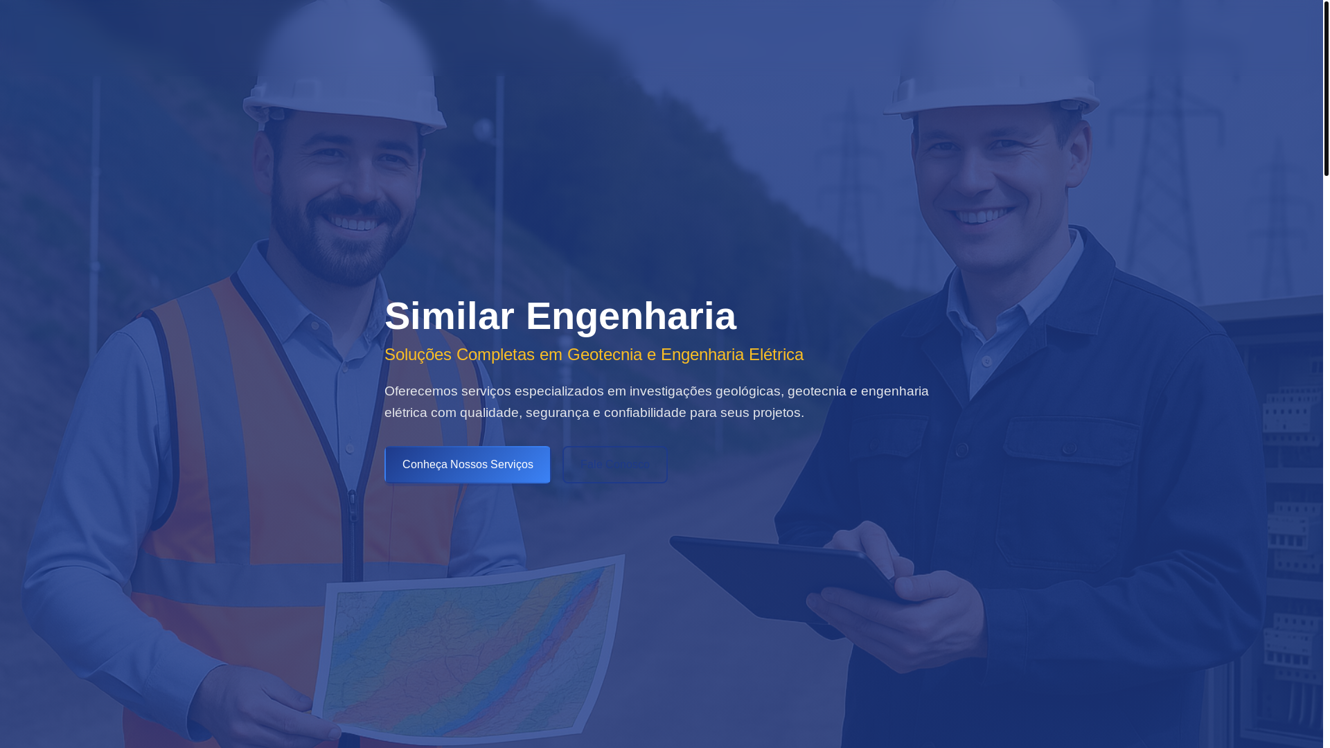 website screenshot of https://similarengenharia.com.br/