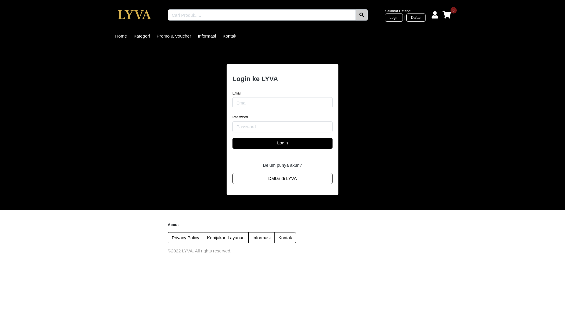 website screenshot of https://lyvaindonesia.my.id/