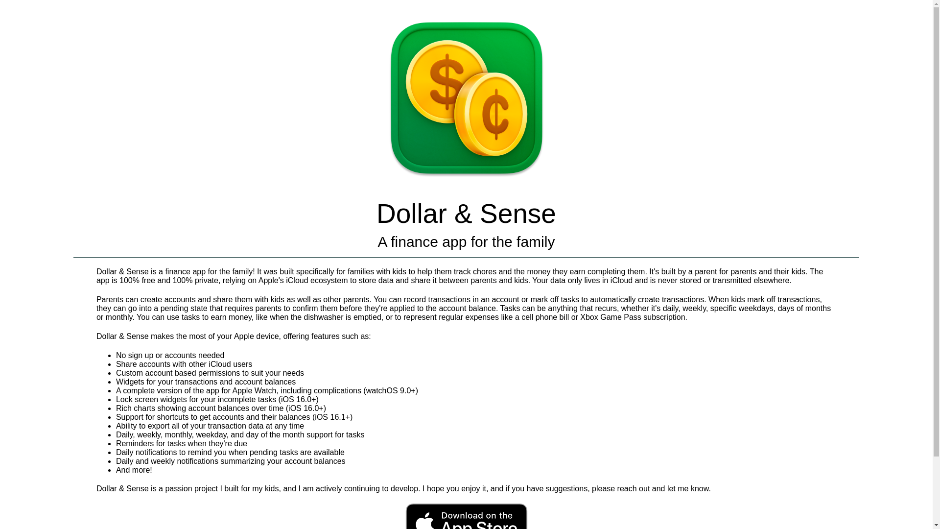 website screenshot of https://dollar-and-sense-website.pages.dev/
