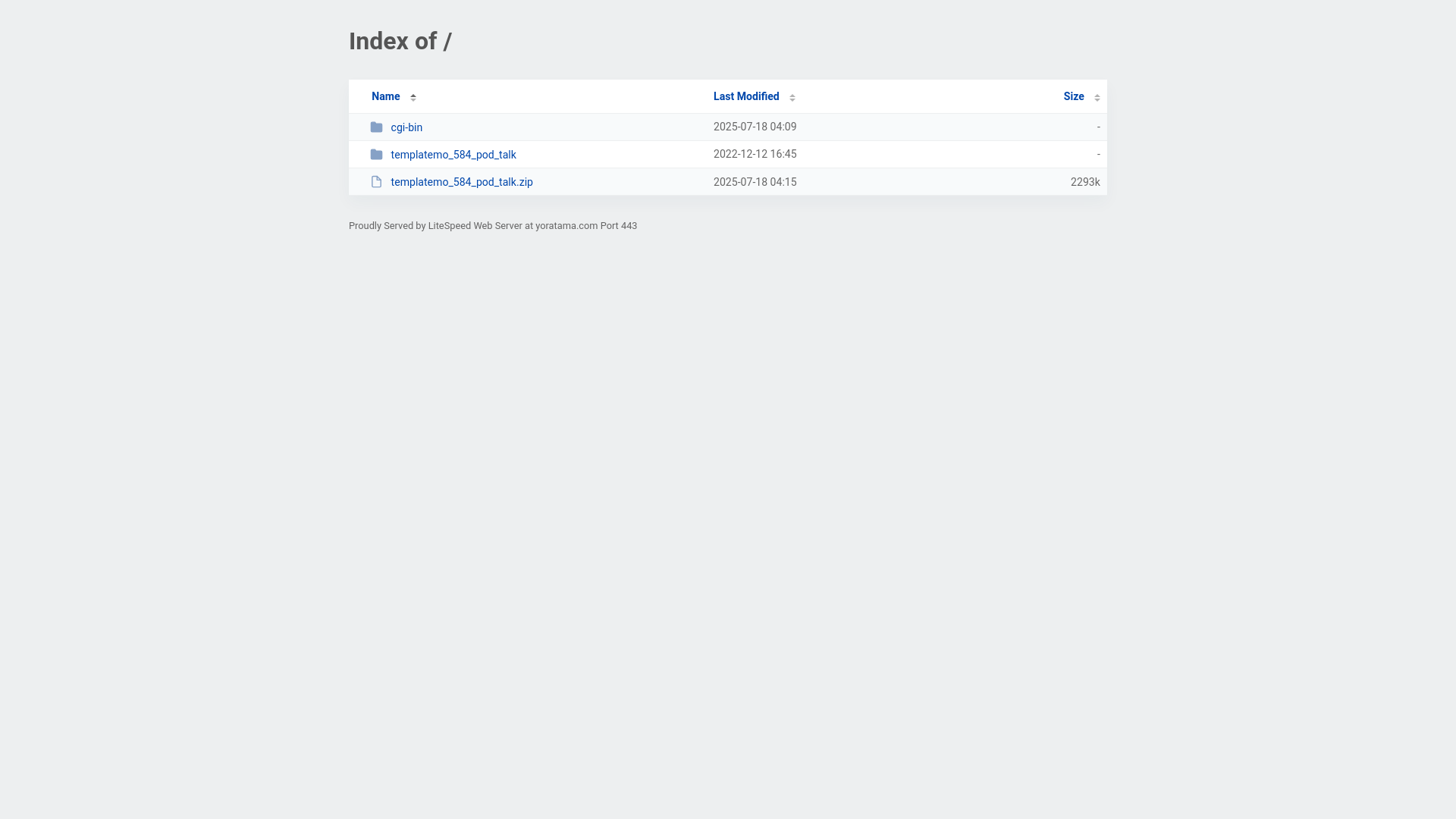 website screenshot of https://yoratama.com/