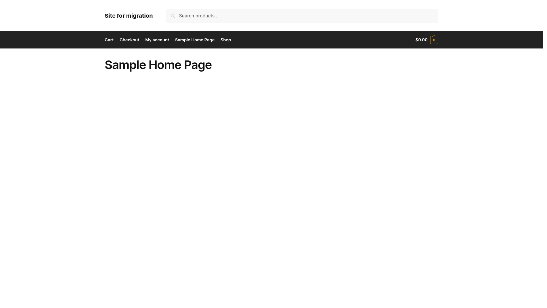 website screenshot of https://racingparts.online/