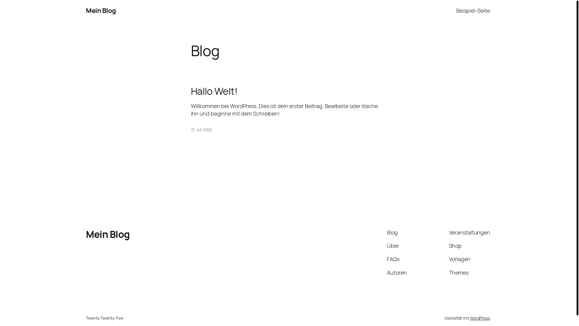 website screenshot of https://herbert-wandert.at/