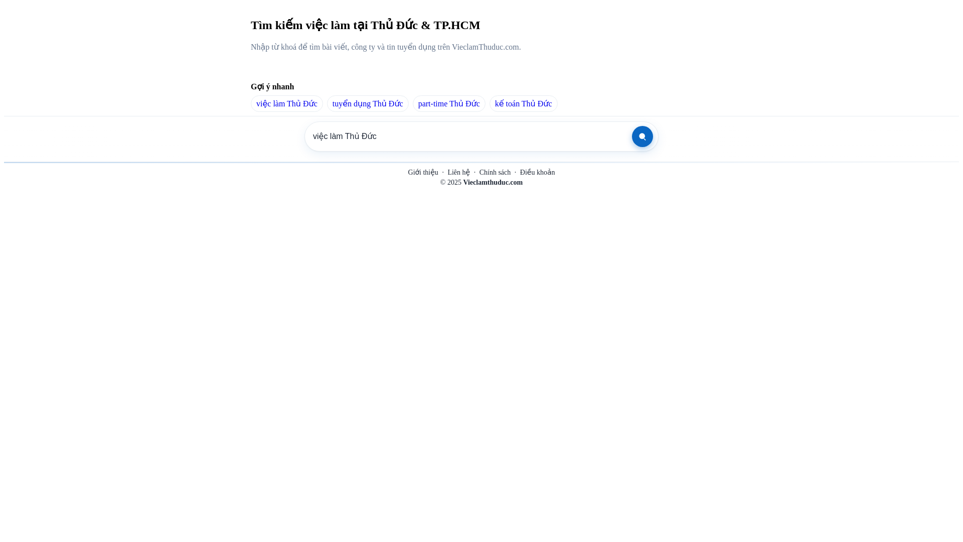 website screenshot of https://vieclamthuduc-pwa.pages.dev/
