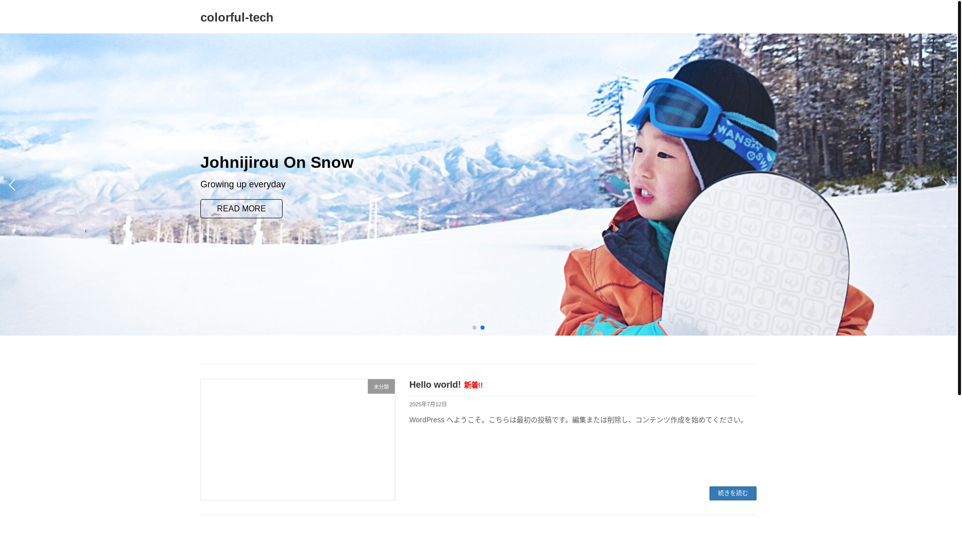 website screenshot of https://colorful-tech-lab.com/