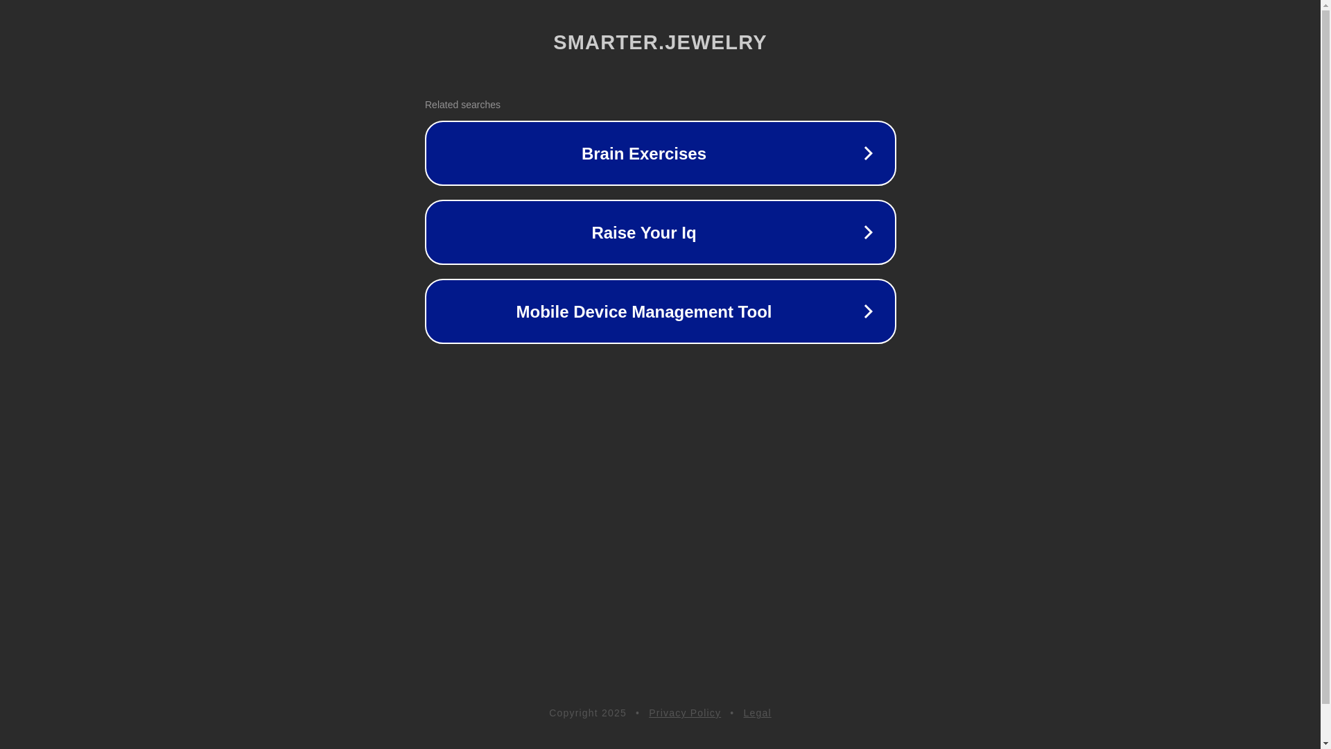 website screenshot of https://smarter.jewelry/
