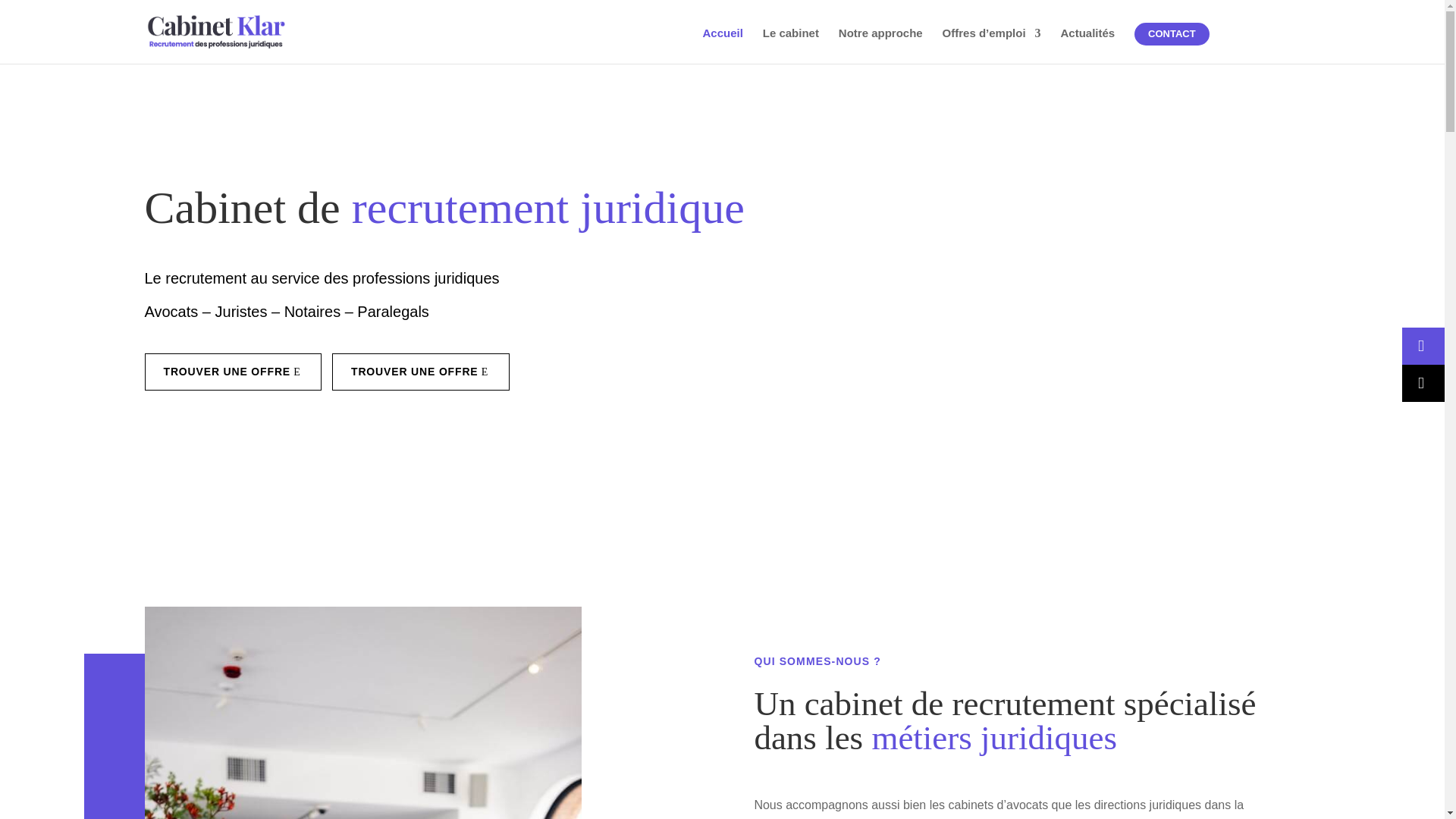 website screenshot of https://cabinet-klar.fr/