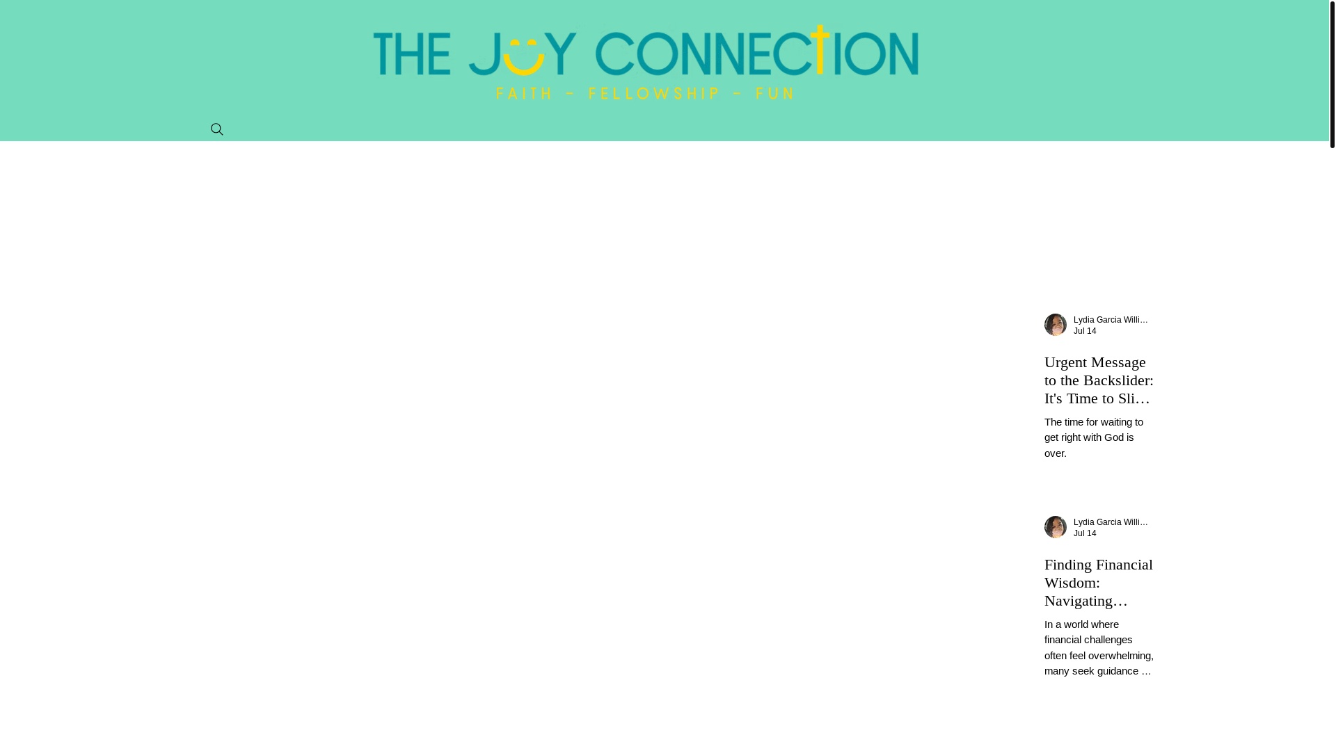 website screenshot of https://thejoyconnection.net/
