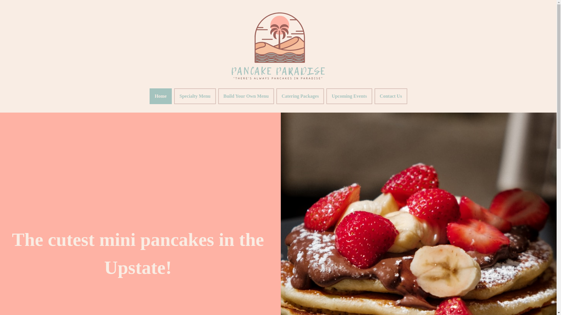 website screenshot of https://pancakeparadise.co/