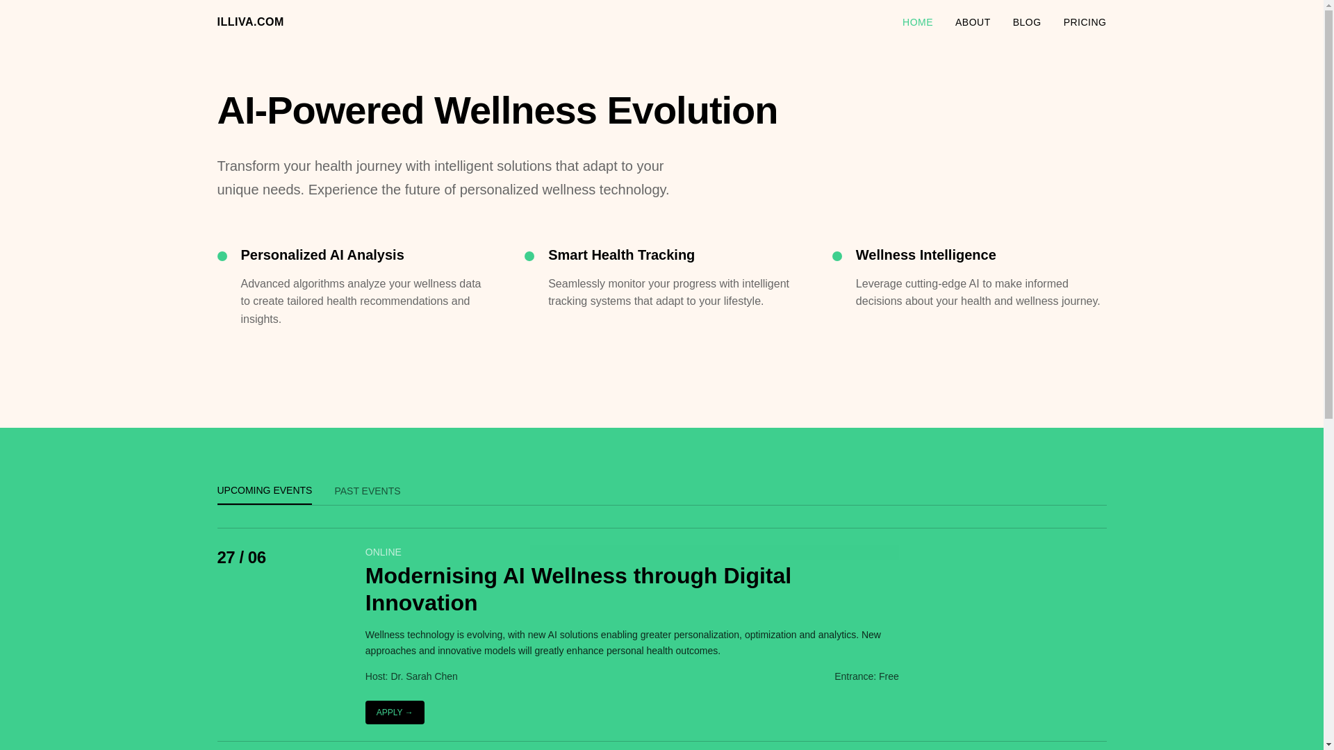 website screenshot of https://illiva-com.pages.dev/