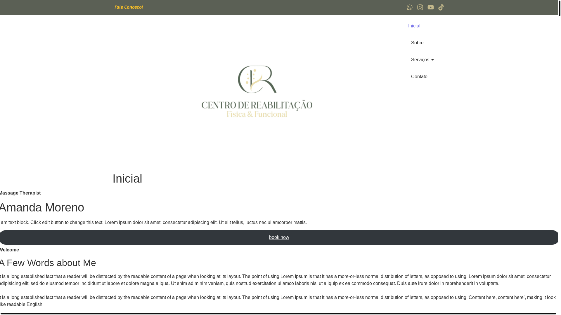 website screenshot of https://centrodereabilitacaoff.com/