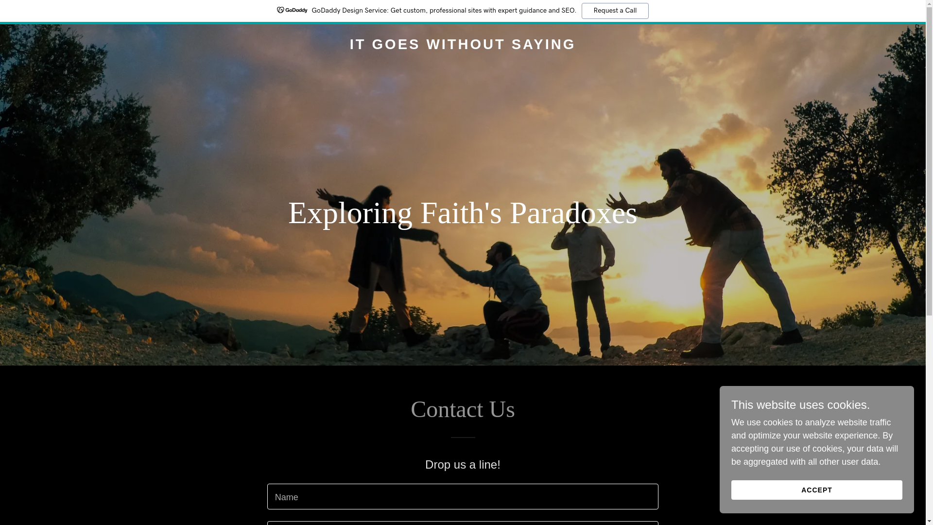 website screenshot of https://para-dox-ology.com/