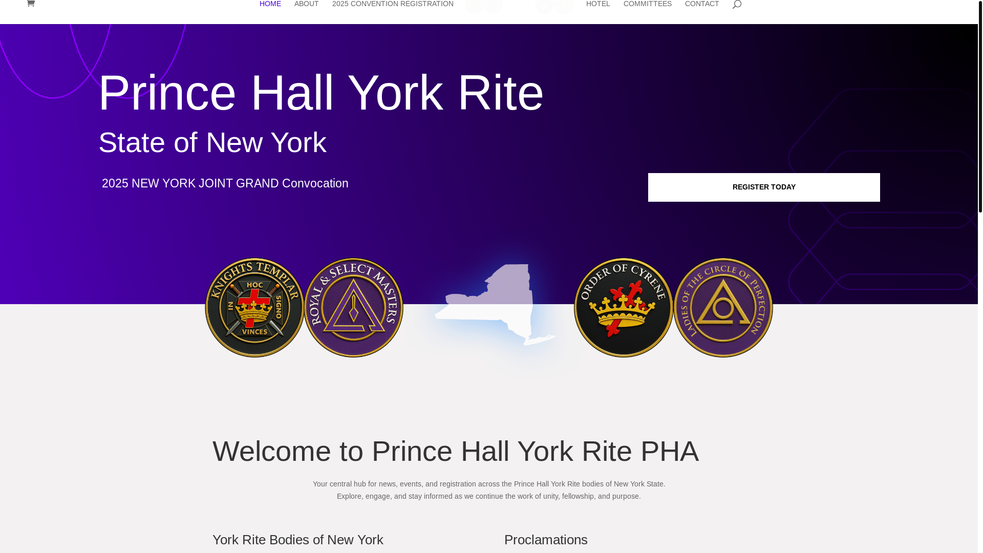 website screenshot of https://yorkritenypha.com/