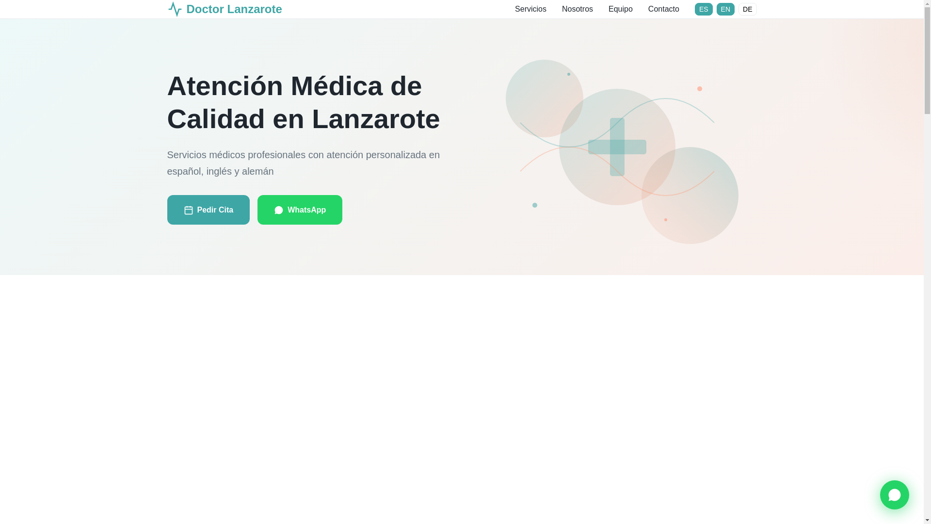 website screenshot of https://doctor-lanzarote.pages.dev/