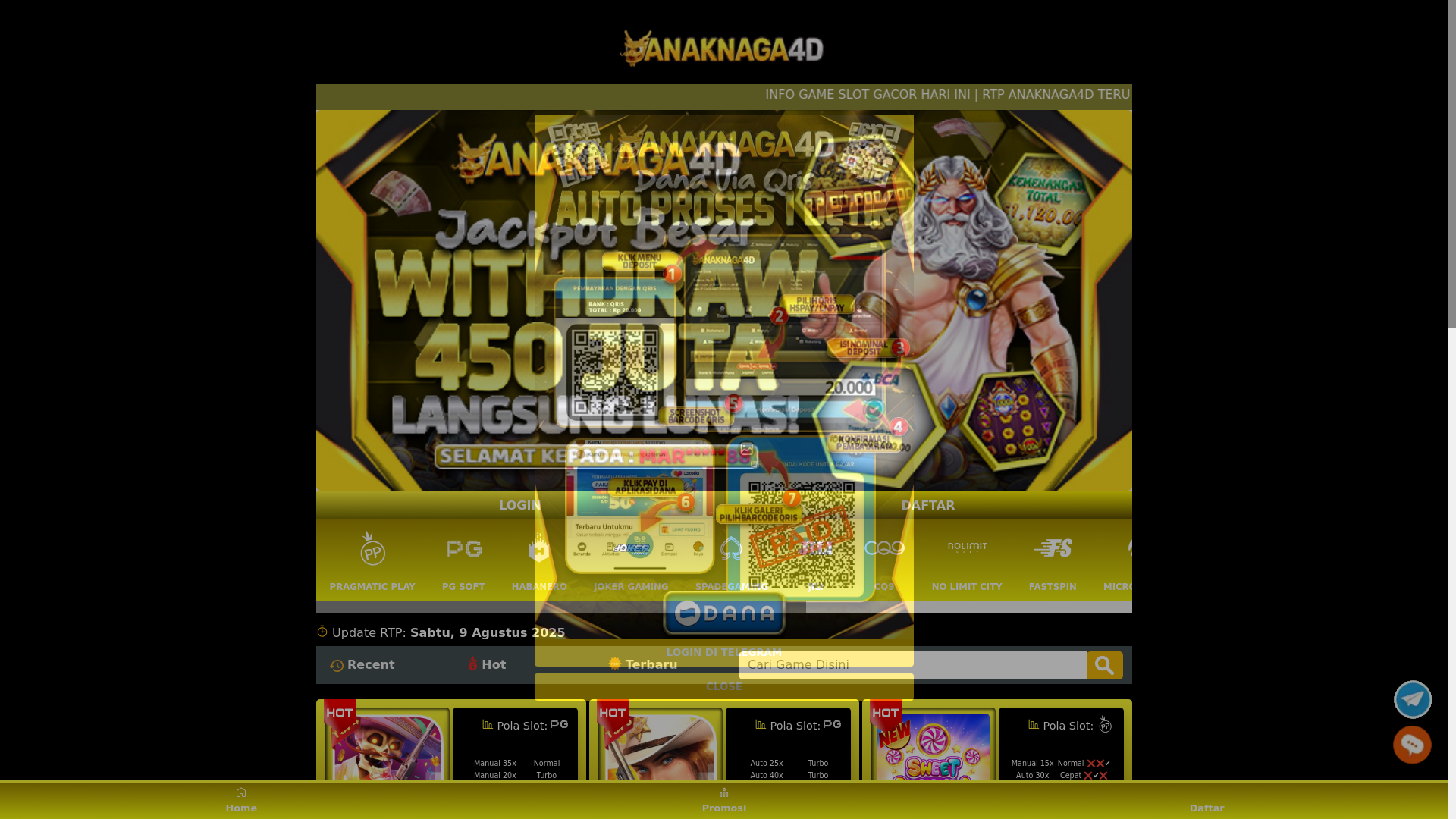 website screenshot of https://rtpanaknaga4d8.pages.dev/