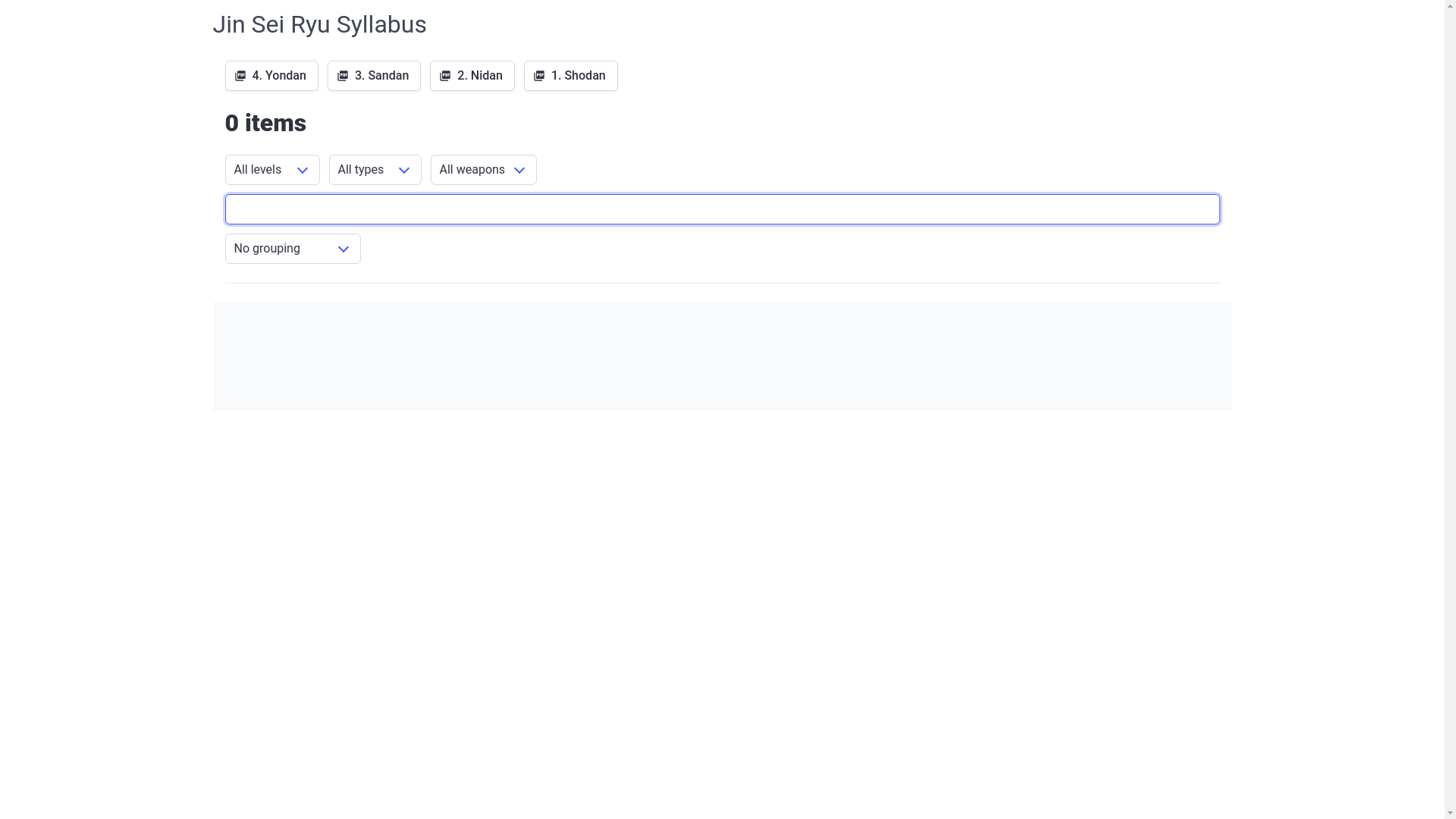 website screenshot of https://karate-syllabus.pages.dev/