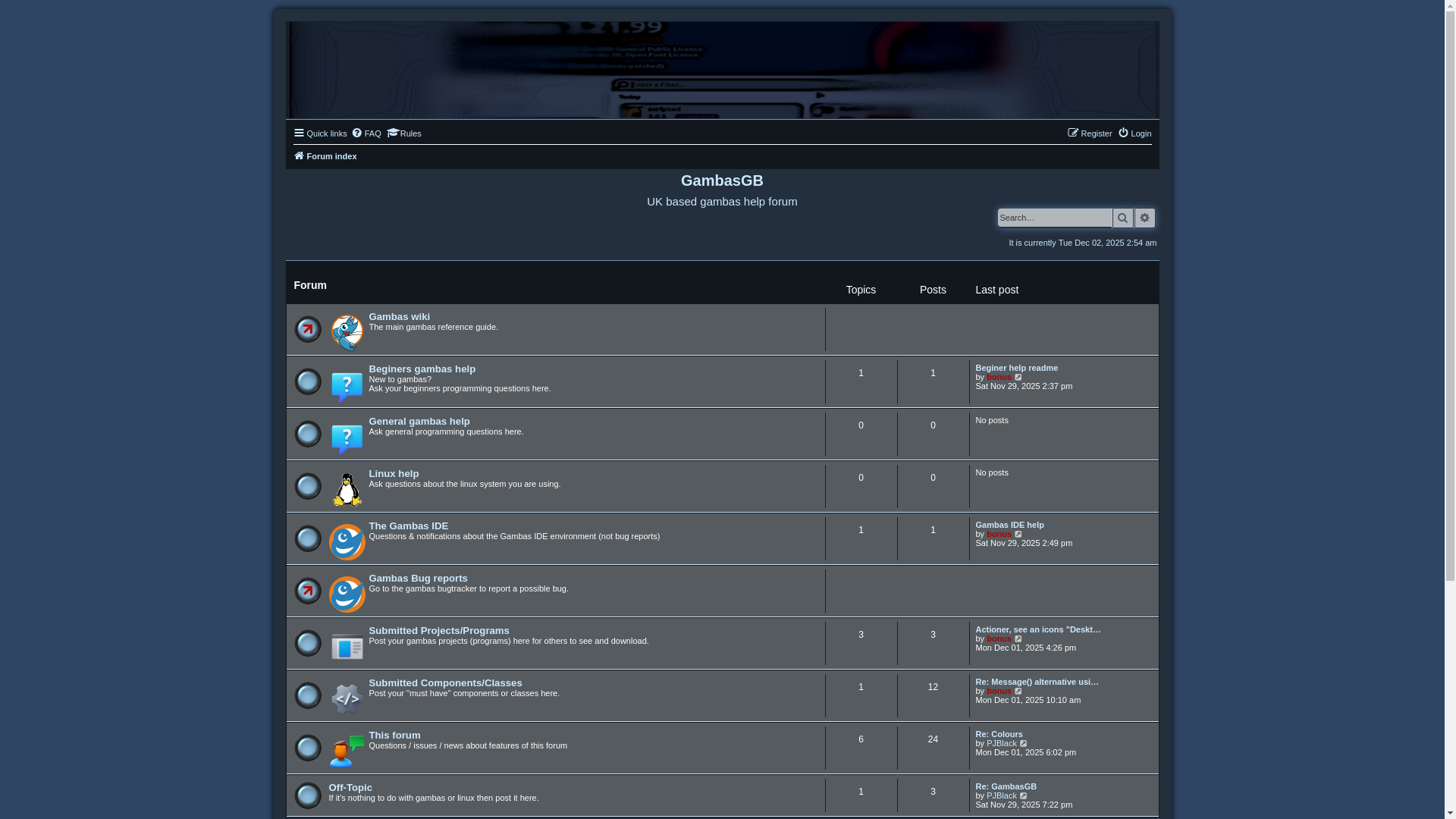website screenshot of https://gambasgb.uk/
