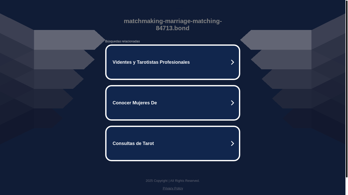 website screenshot of https://matchmaking-marriage-matching-84713.bond/