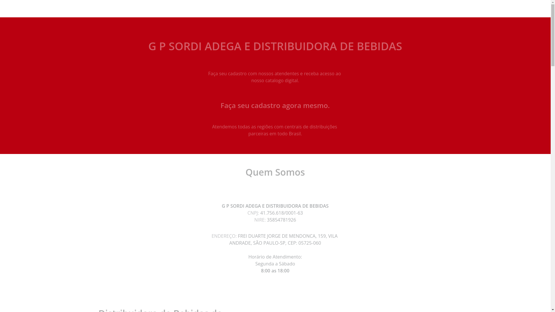 website screenshot of https://gpdistribuidoradebebidas.site/