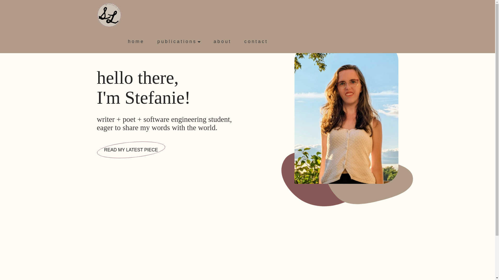 website screenshot of https://writingbystefanielee.com/