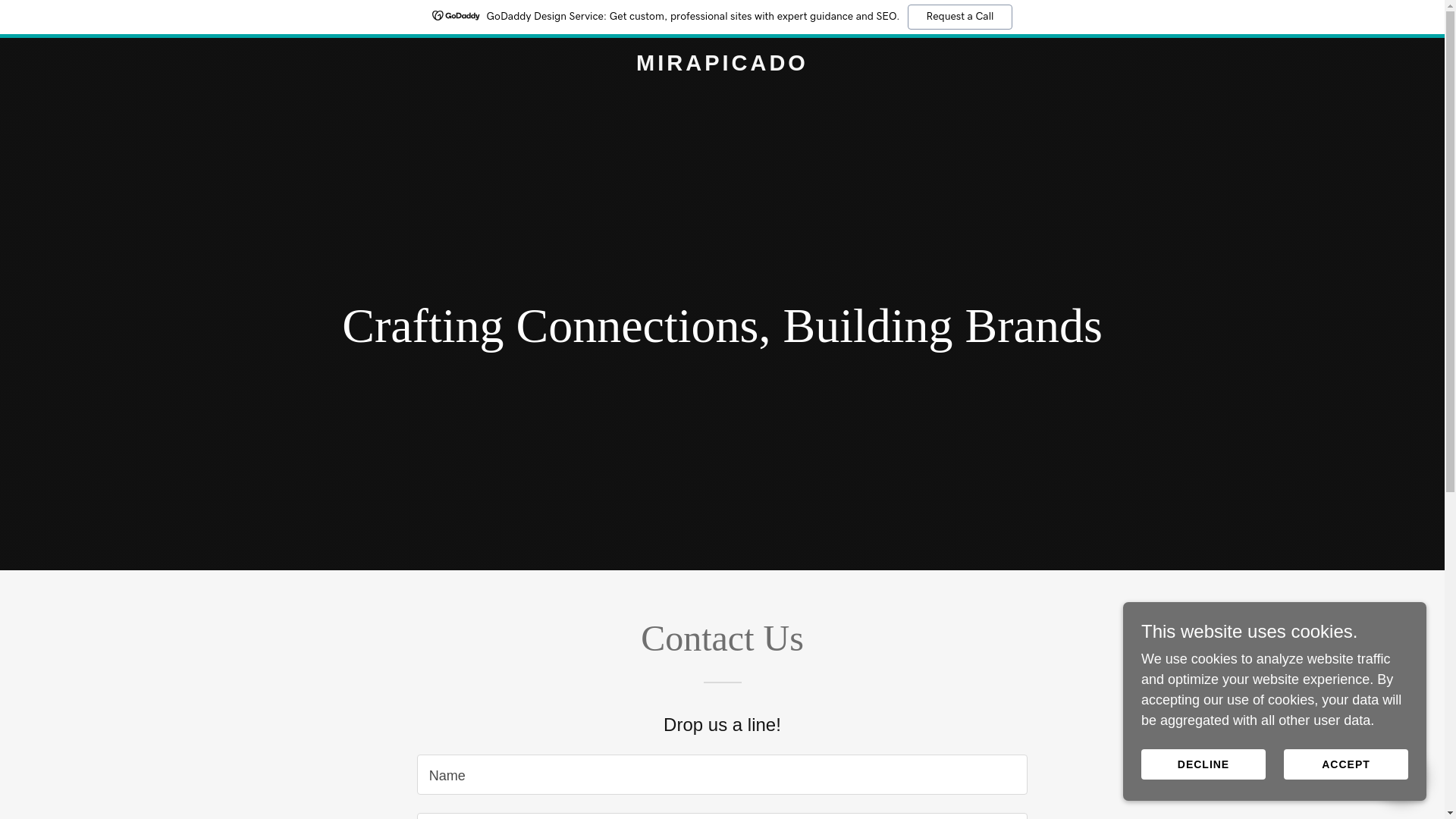 website screenshot of https://mirapicado.info/