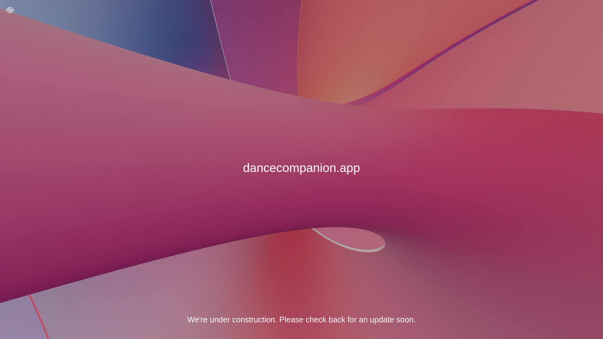 website screenshot of https://dancecompanion.app