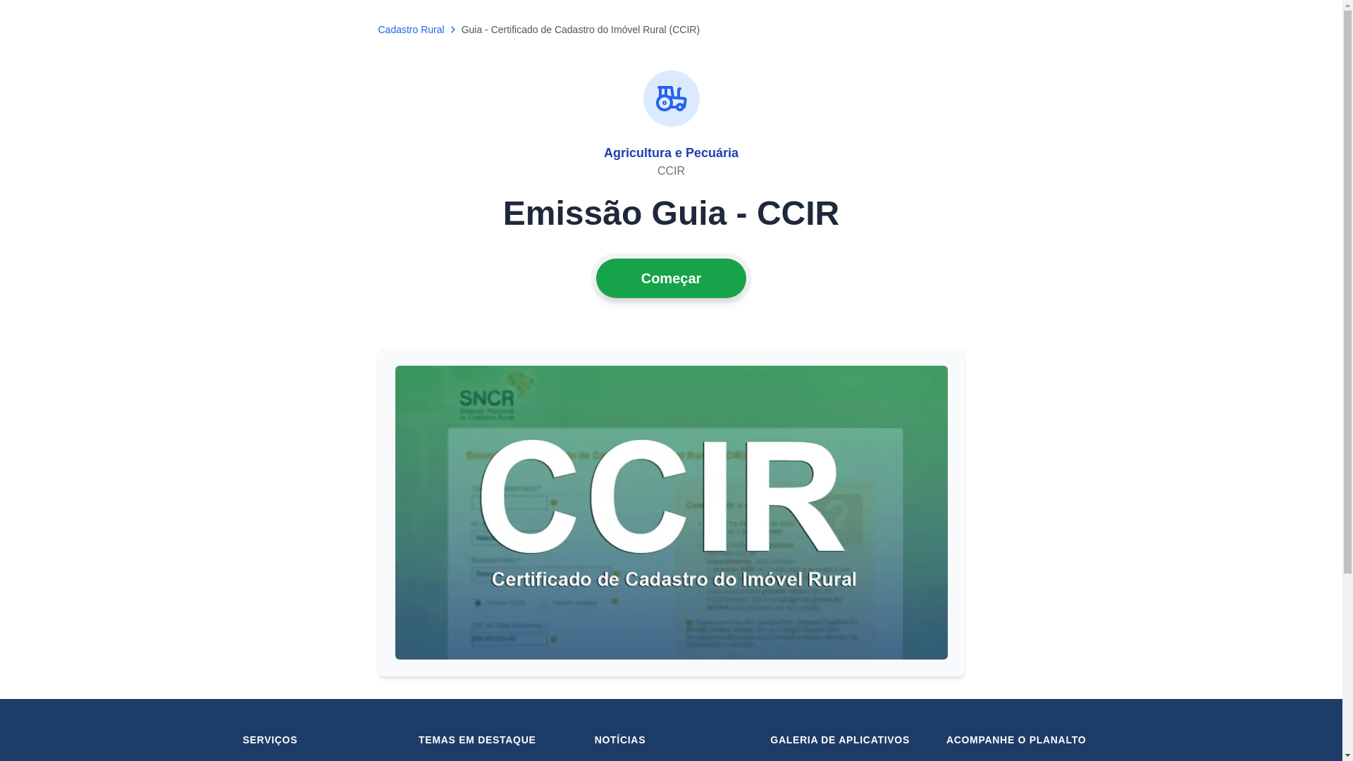 website screenshot of https://cadasimovel-ccir.site/