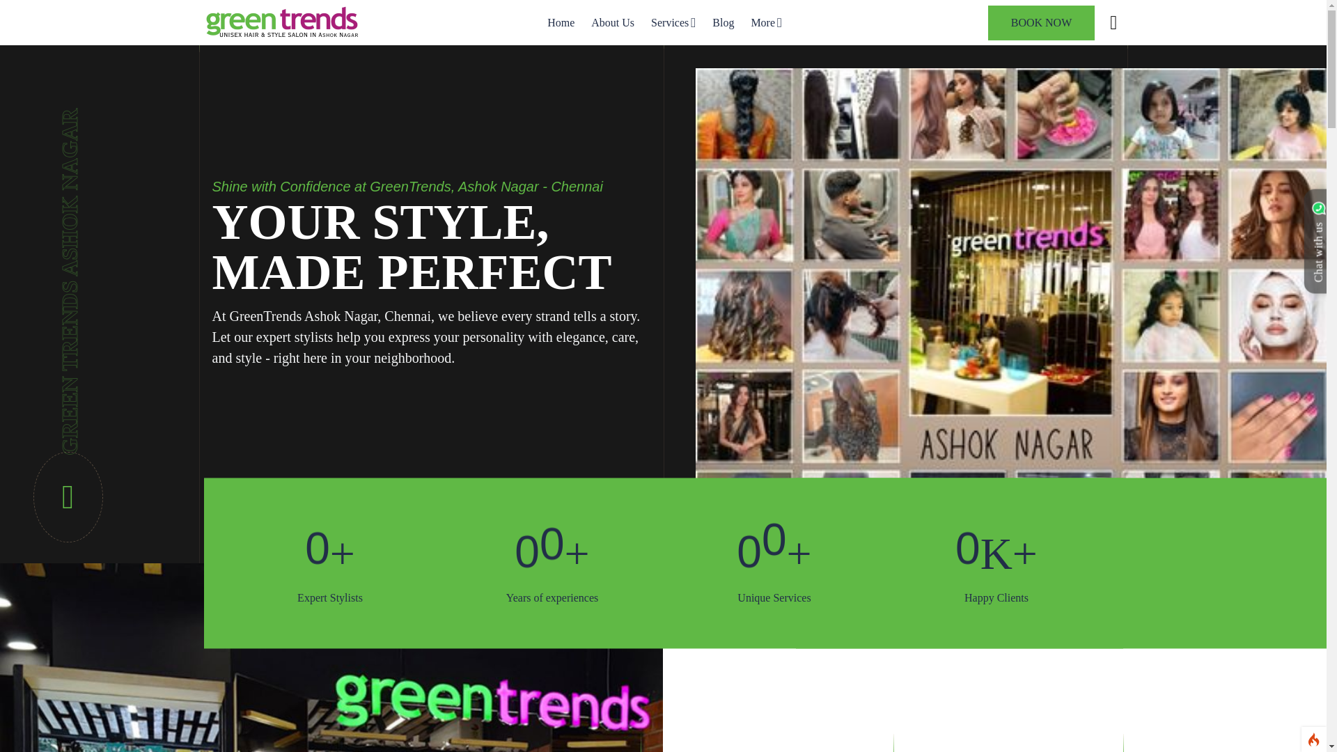 website screenshot of https://greentrends-ashoknagar.com/