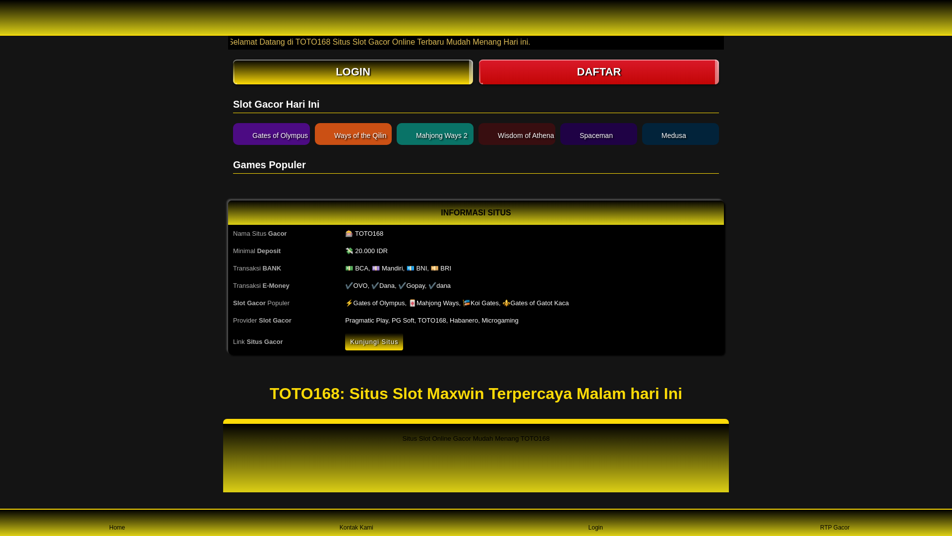 website screenshot of https://slstechpr-toto168.pages.dev/