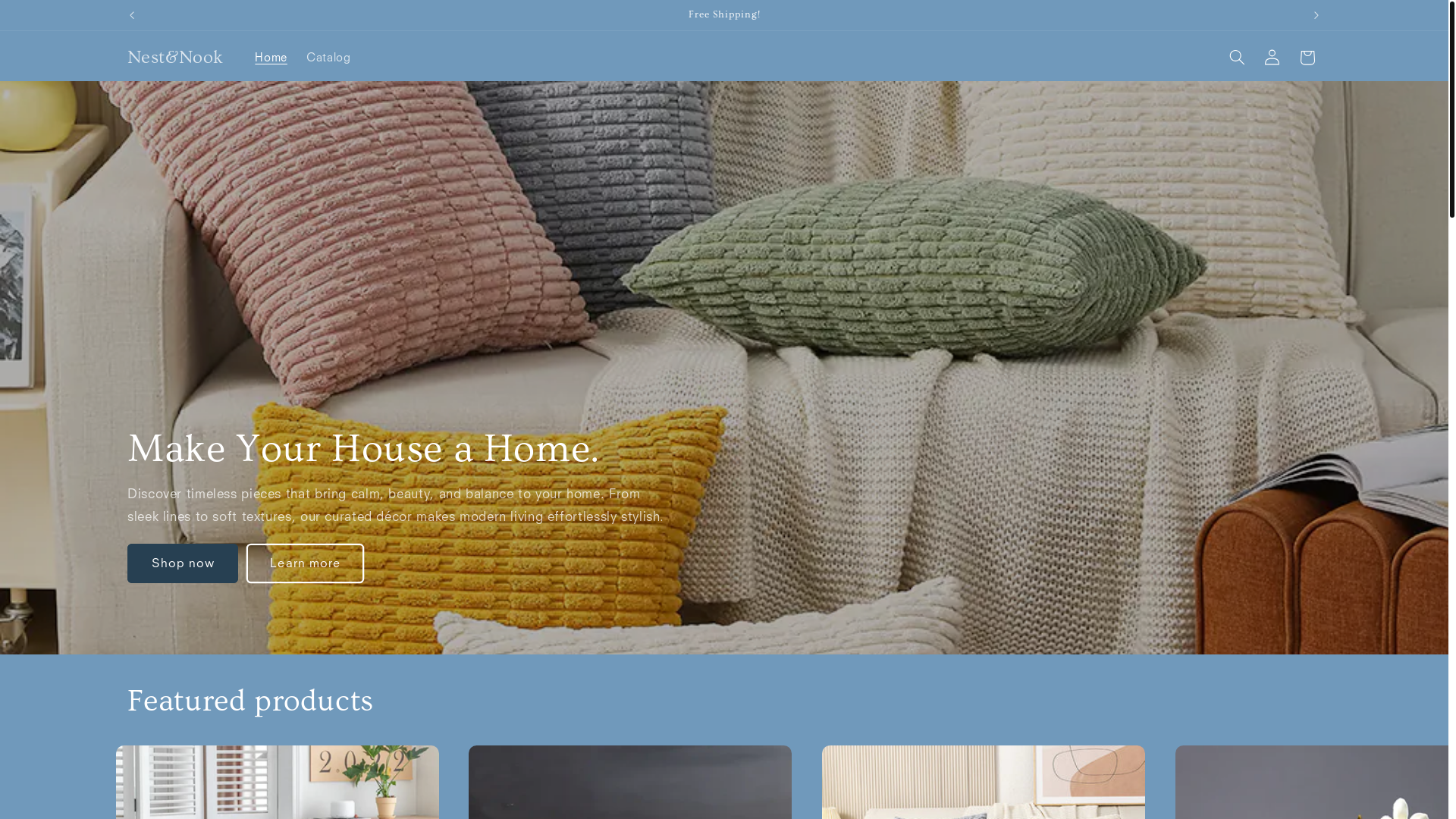 website screenshot of https://nestannook.com/