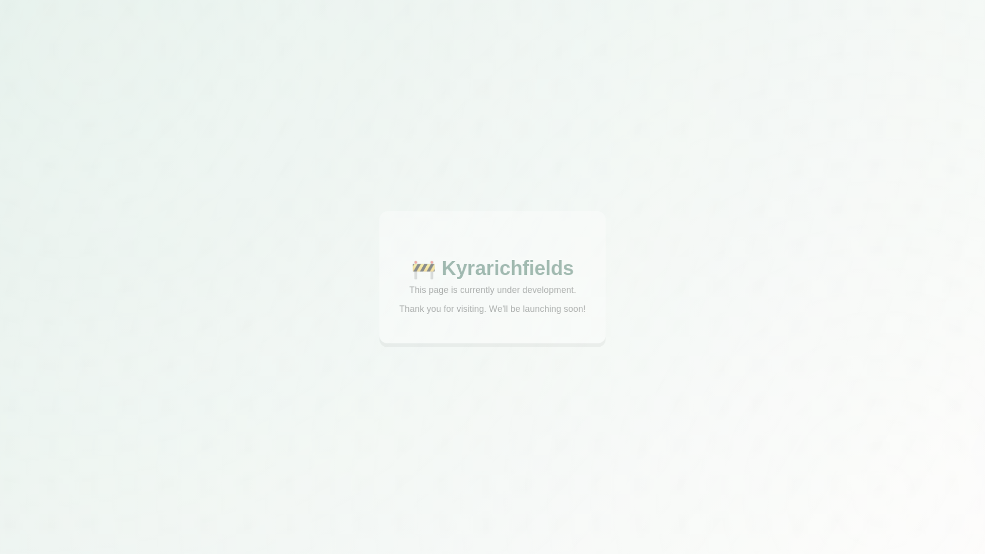 website screenshot of https://kyrarichfields.com/
