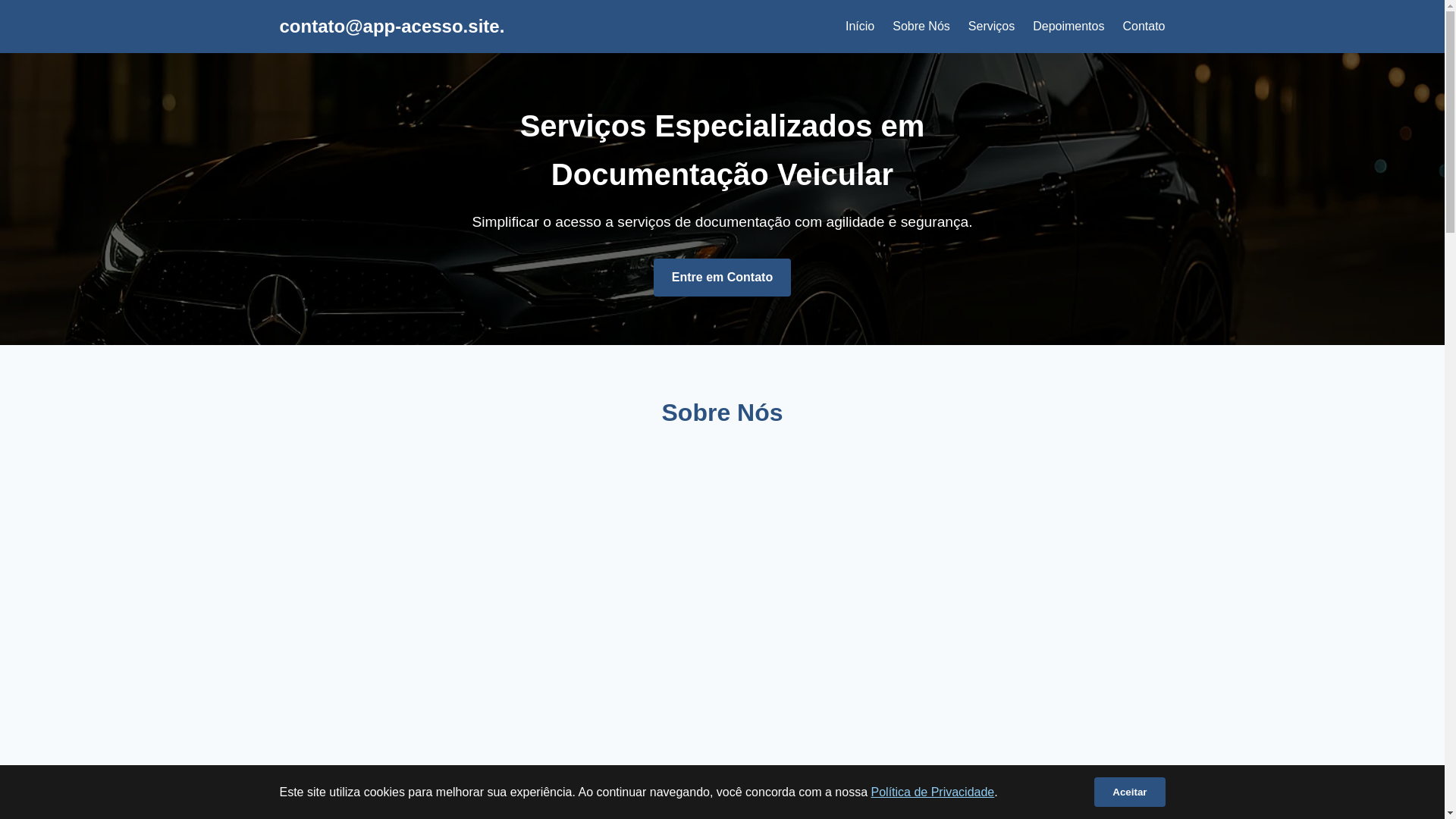 website screenshot of https://assessoriacentralon.site/