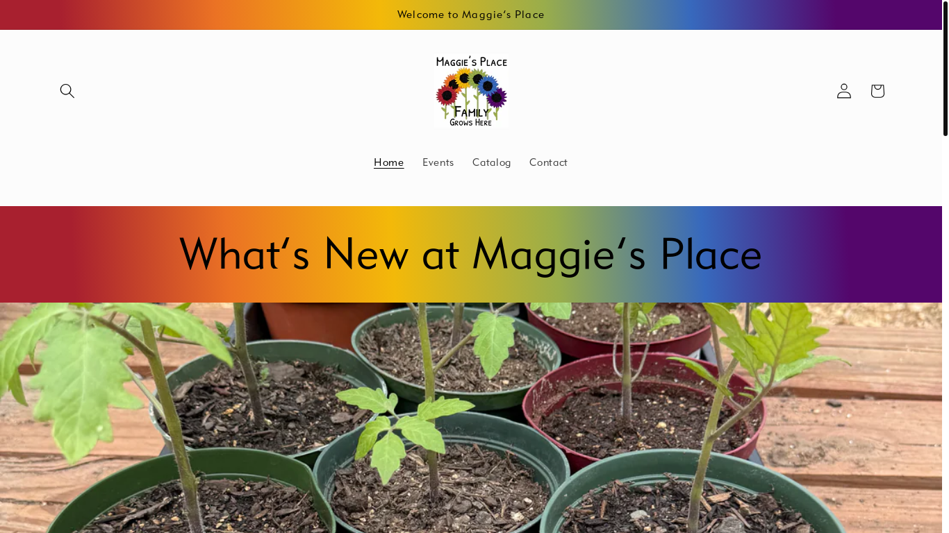 website screenshot of https://maggiesplacenow.com/
