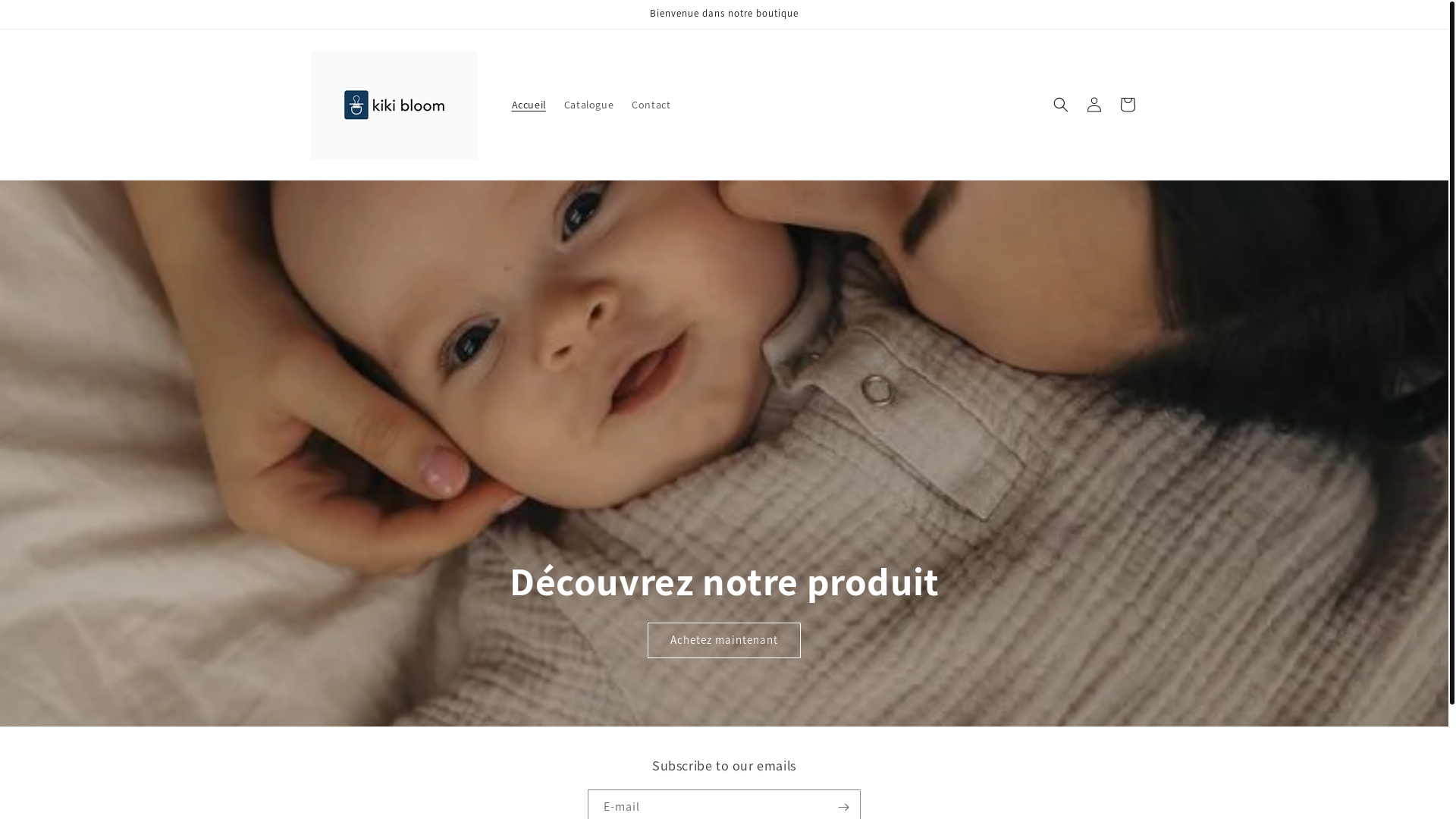 website screenshot of https://kikibloom.store/