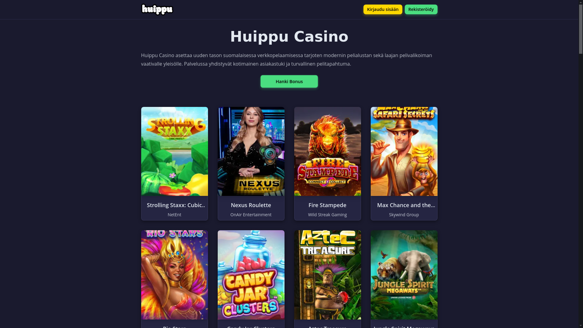 website screenshot of https://huippu7-com.pages.dev/