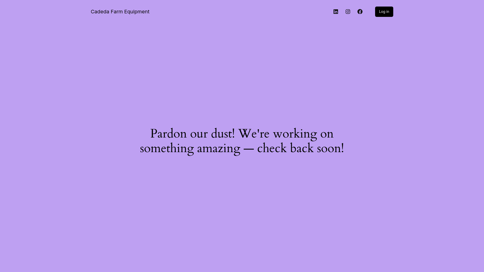 website screenshot of https://cadedafarmequipments.com/