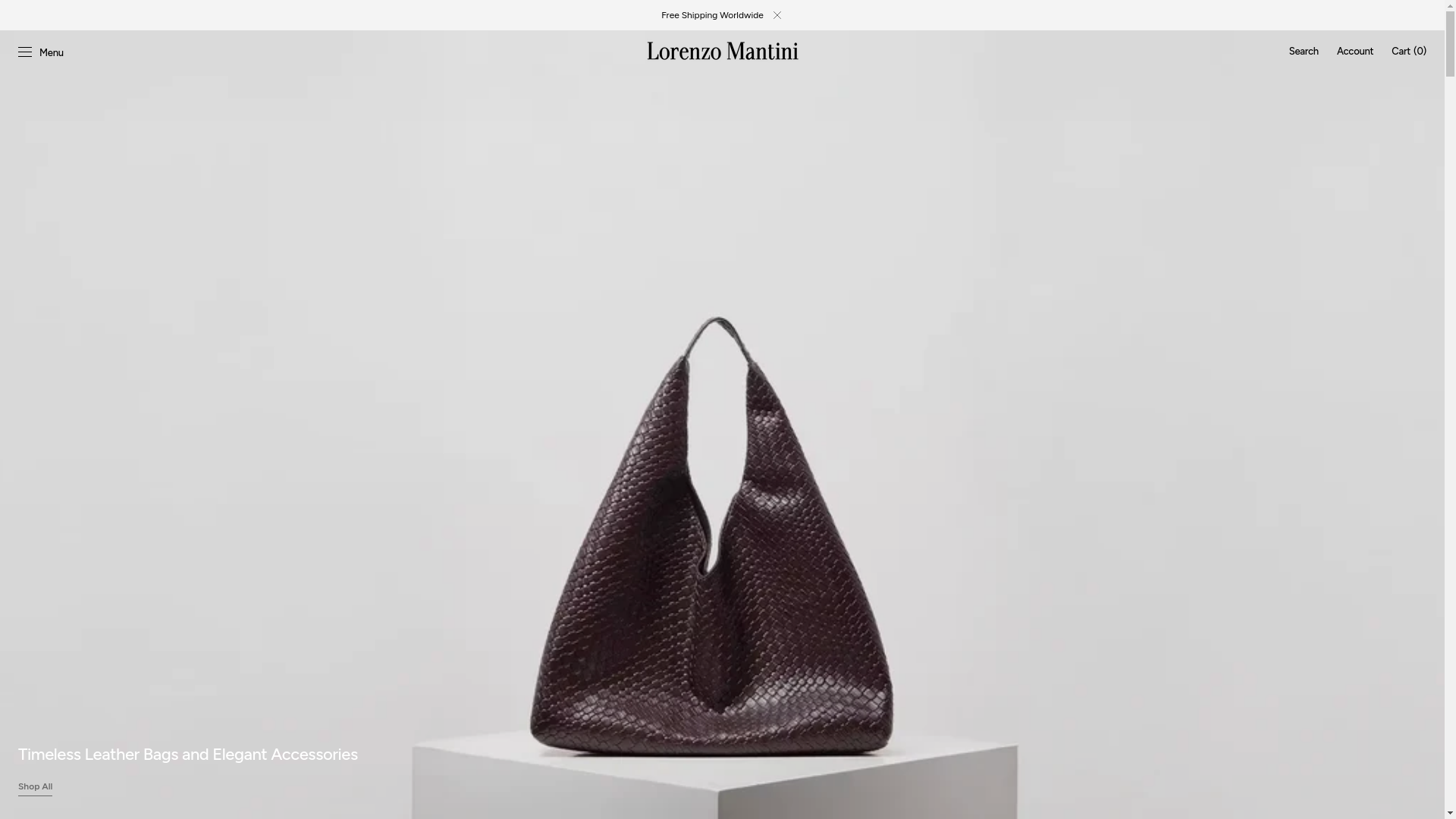 website screenshot of https://lorenzomantini.com/