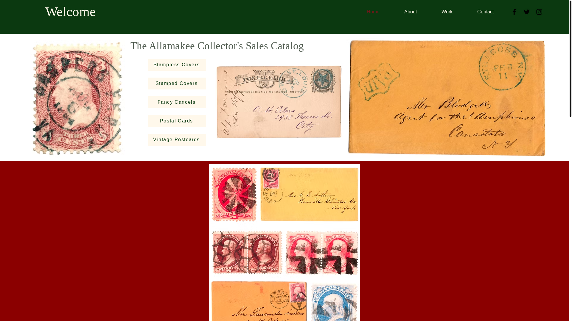 website screenshot of https://allamakeecollectorsstore.com/