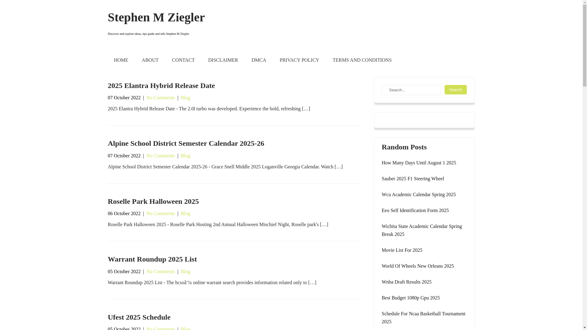 website screenshot of https://stephenmziegler.pages.dev/