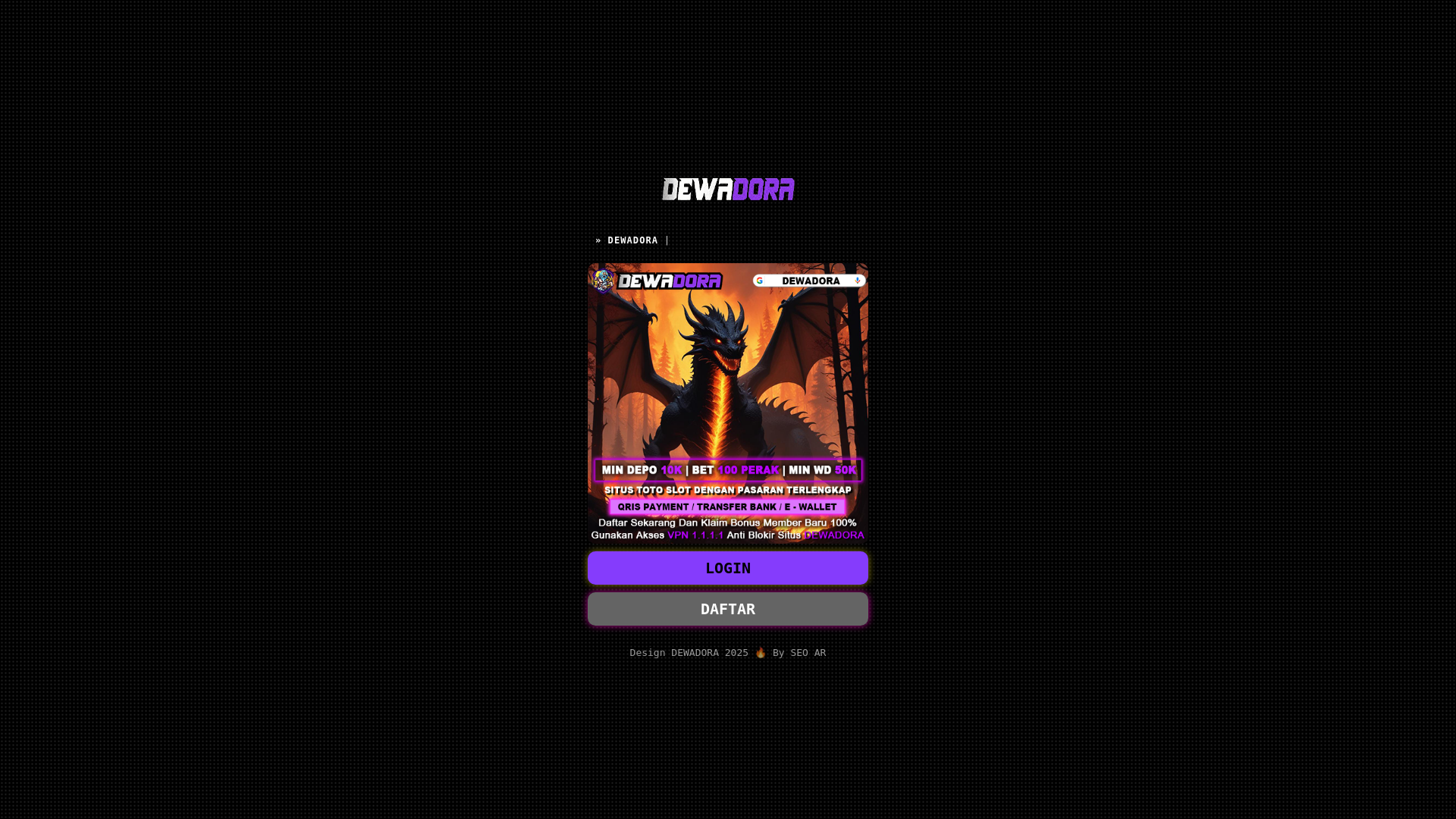 website screenshot of https://ampdewadora-ar324.pages.dev/