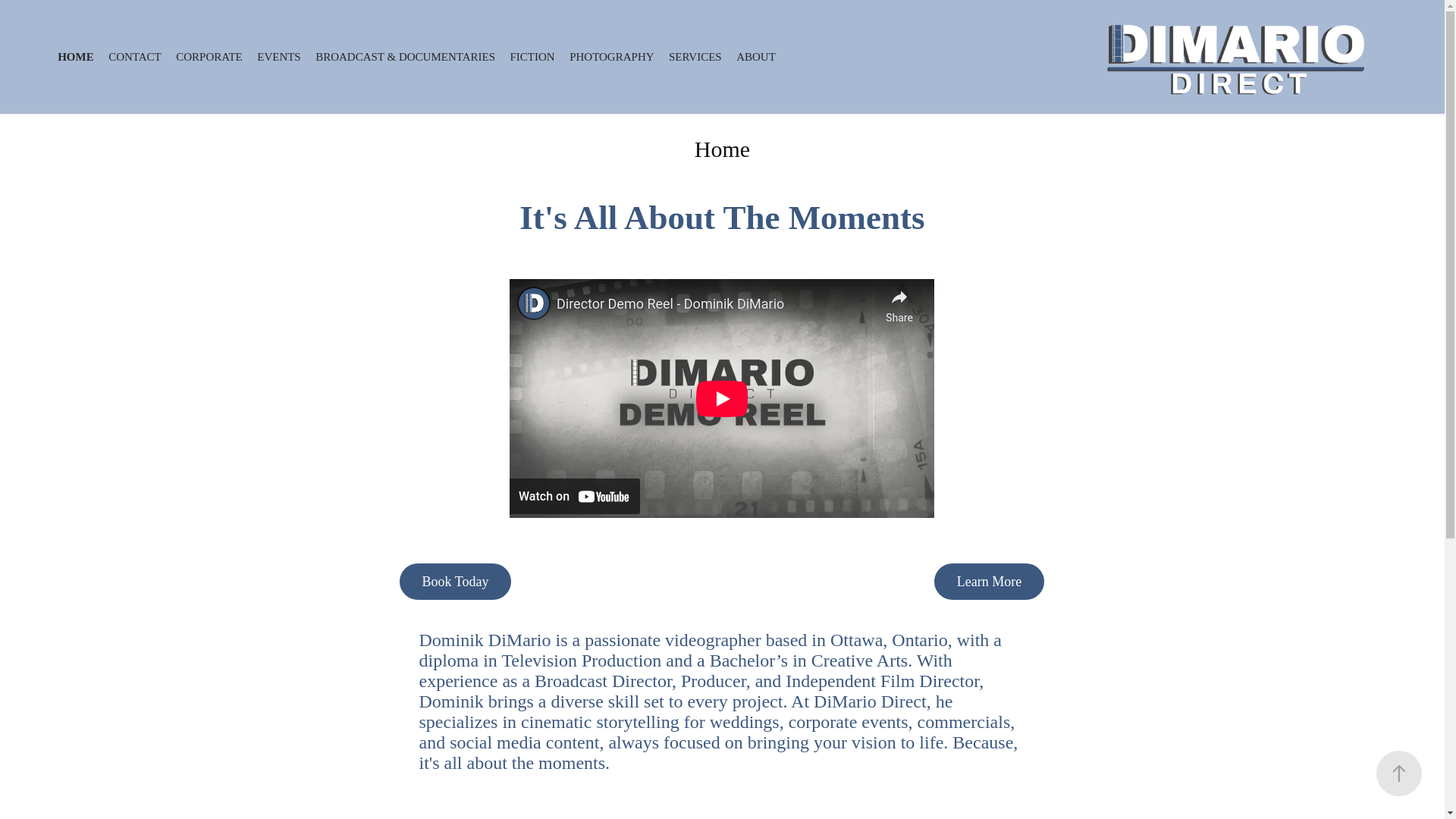 website screenshot of https://dimariodirect.ca/