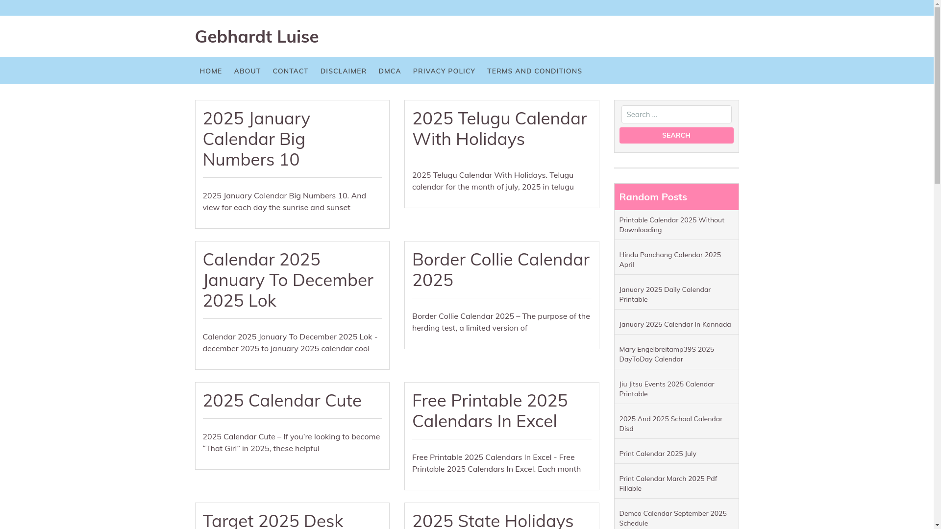 website screenshot of https://gebhardtluise.pages.dev/