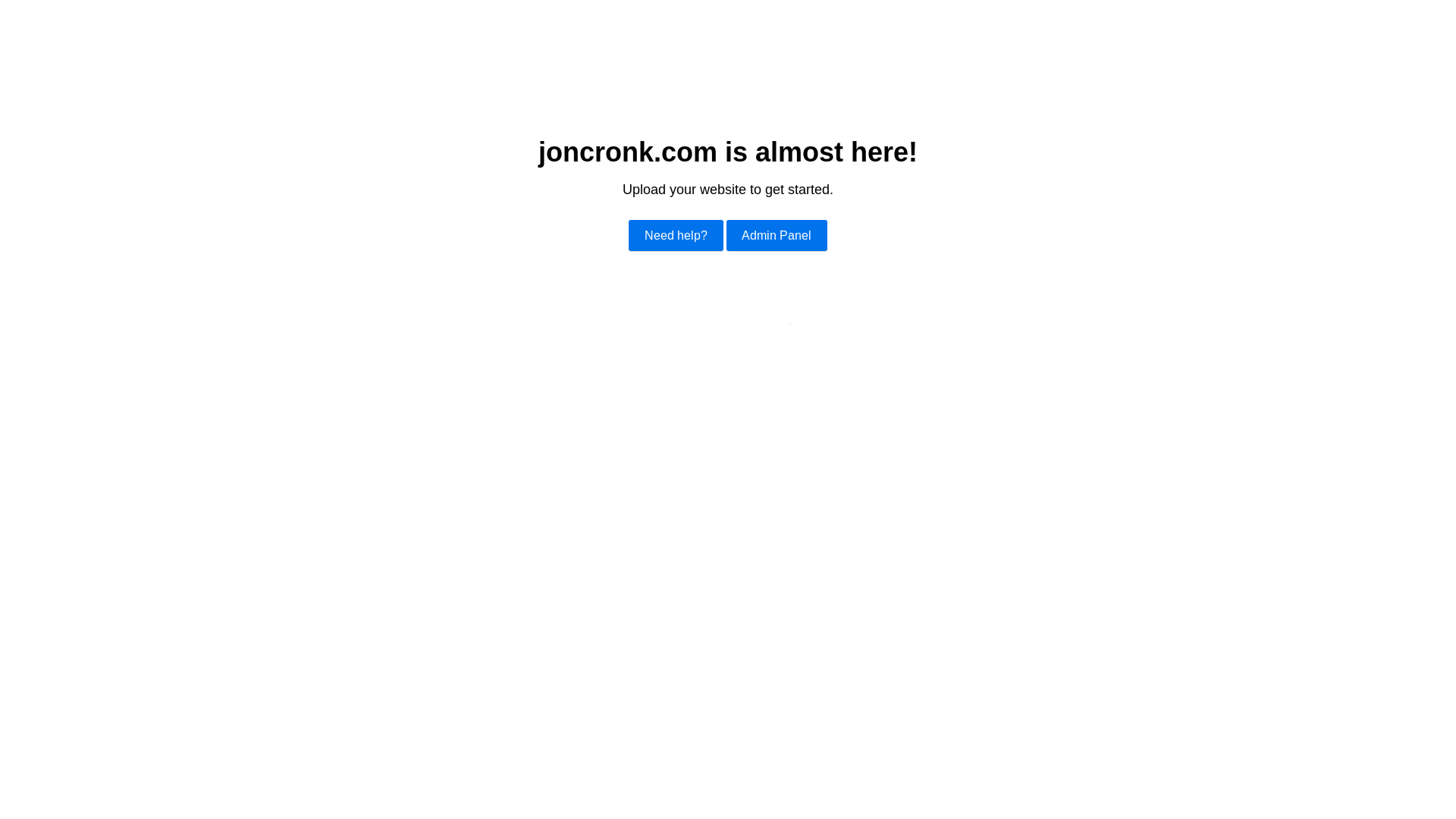 website screenshot of https://joncronk.com/