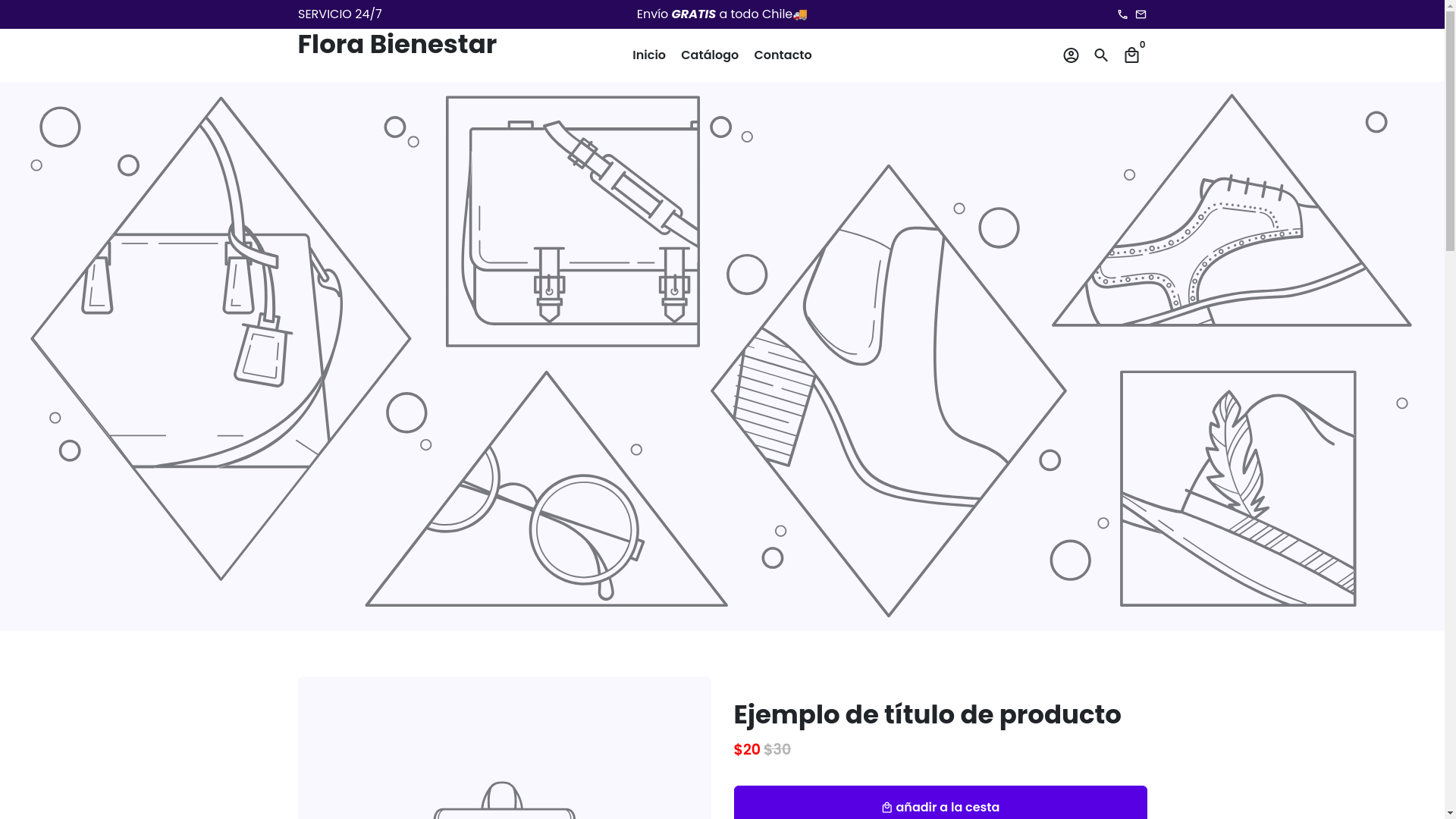 website screenshot of https://florabienestar.com/