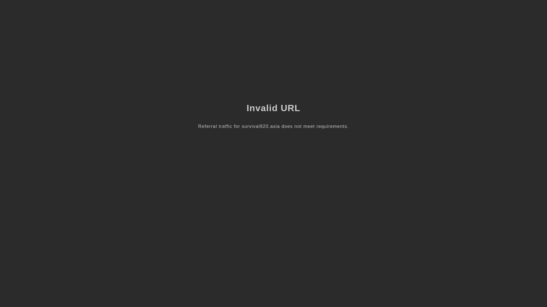 website screenshot of https://survival920.asia/