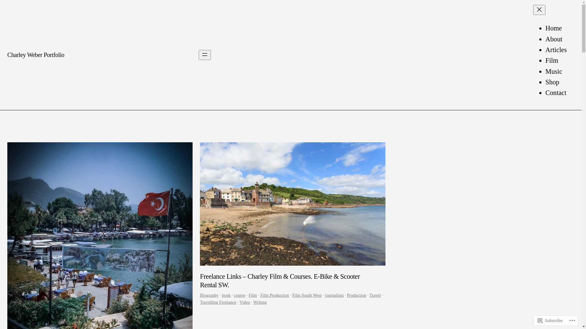 website screenshot of https://charleyweber.uk/
