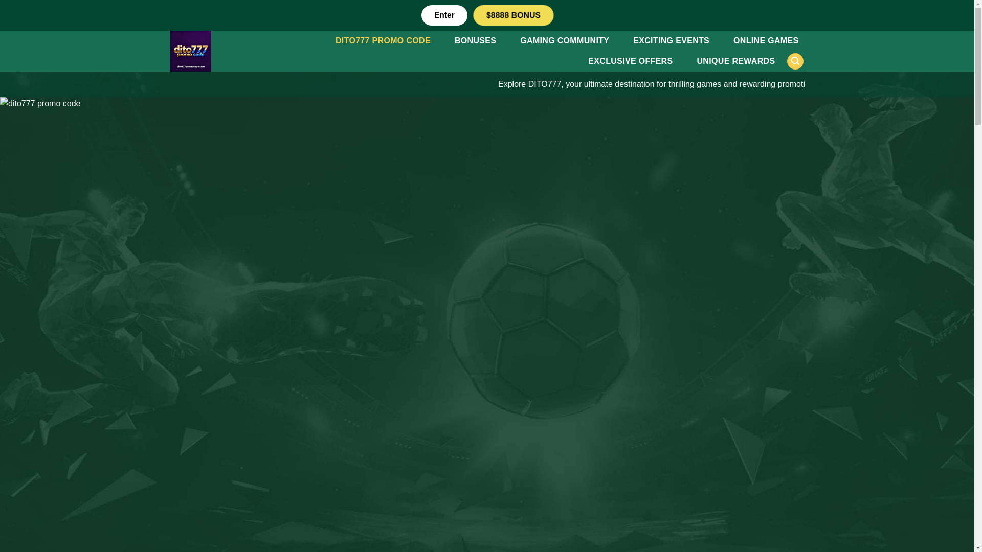 website screenshot of https://dito777promocode.com/