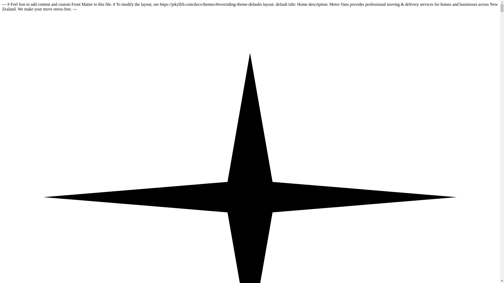 website screenshot of https://metrovans.pages.dev/