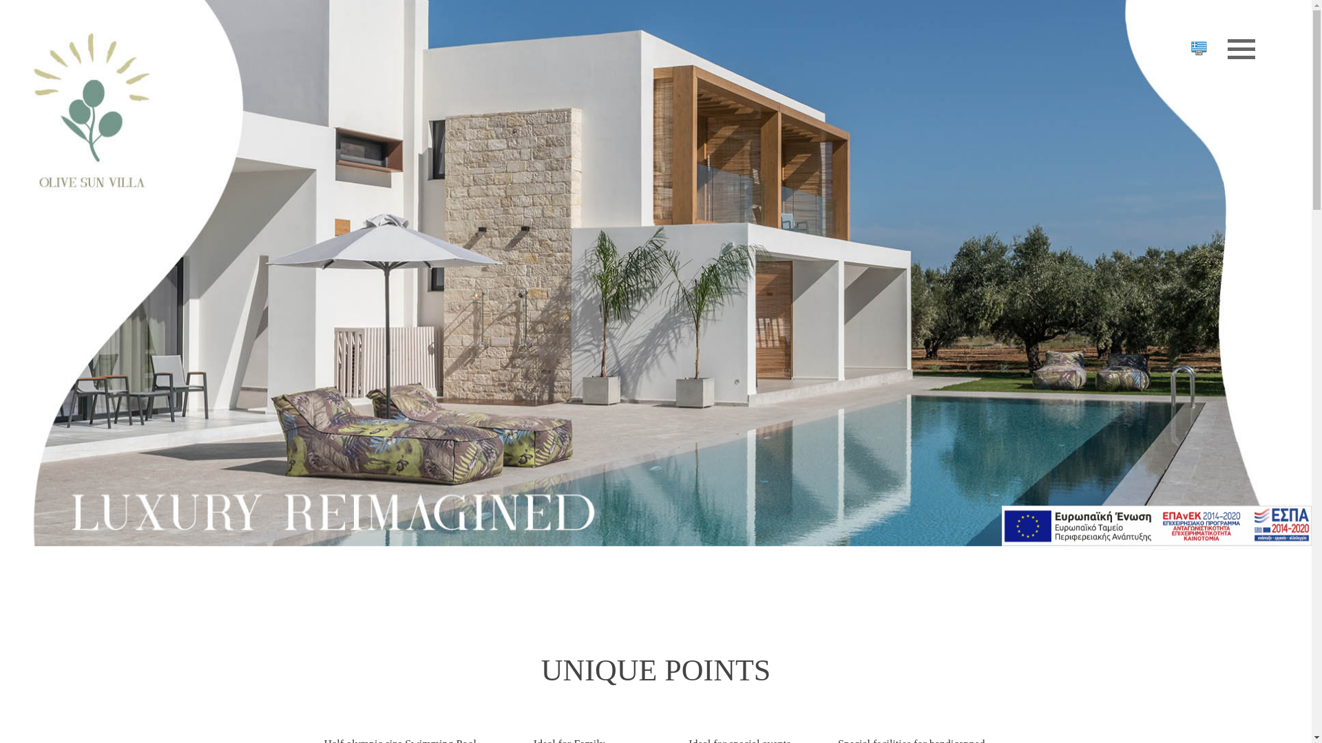 website screenshot of https://olivesunvilla.com/