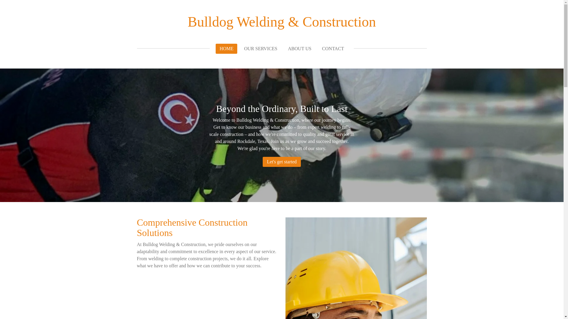 website screenshot of https://bulldogweldingandconstruction.com/