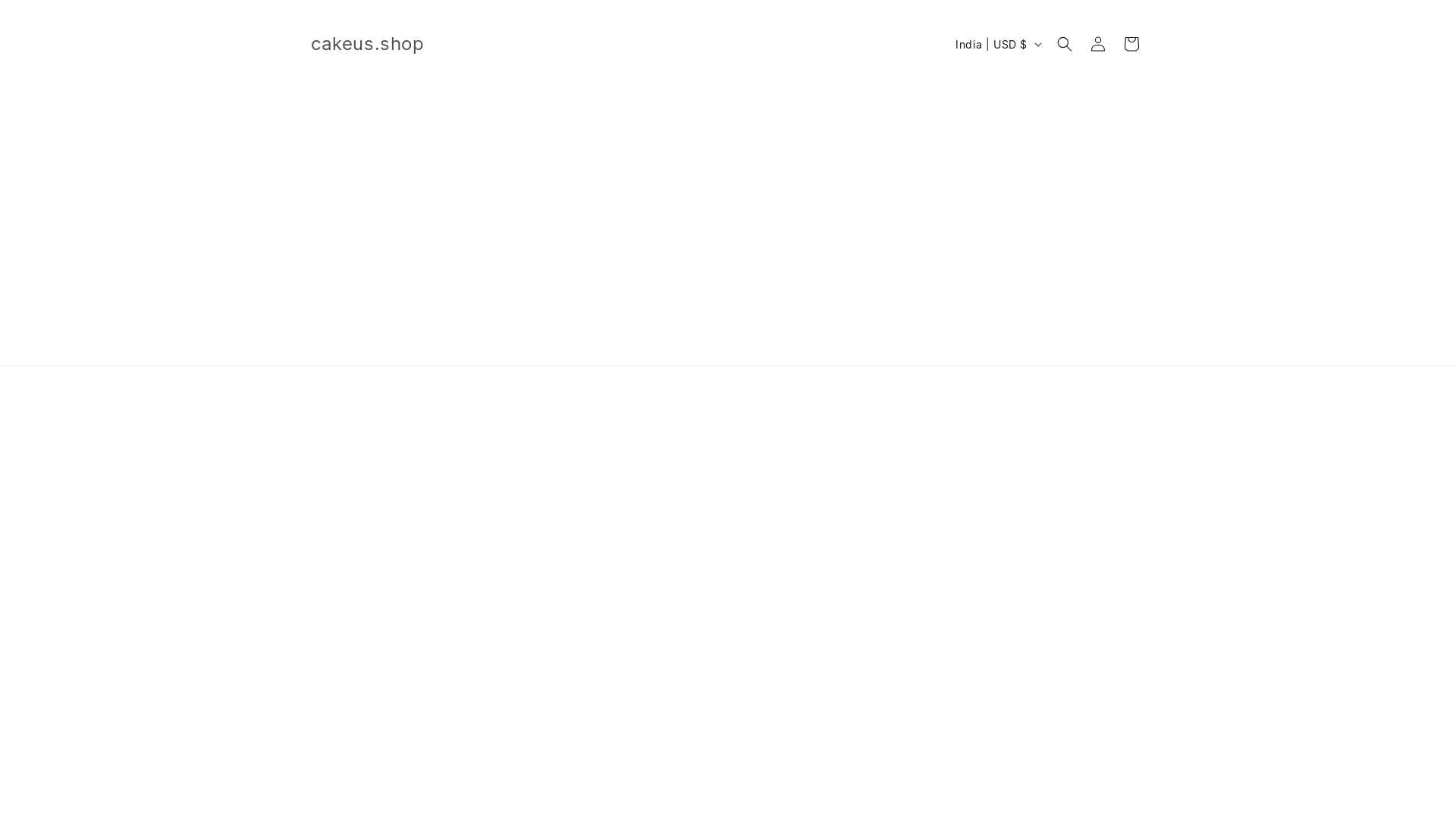 website screenshot of https://cakeus.shop/